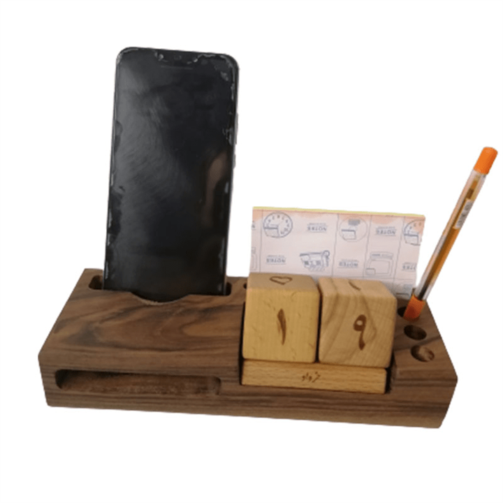 تقویم رسا با چوب گردو مدل KH 024